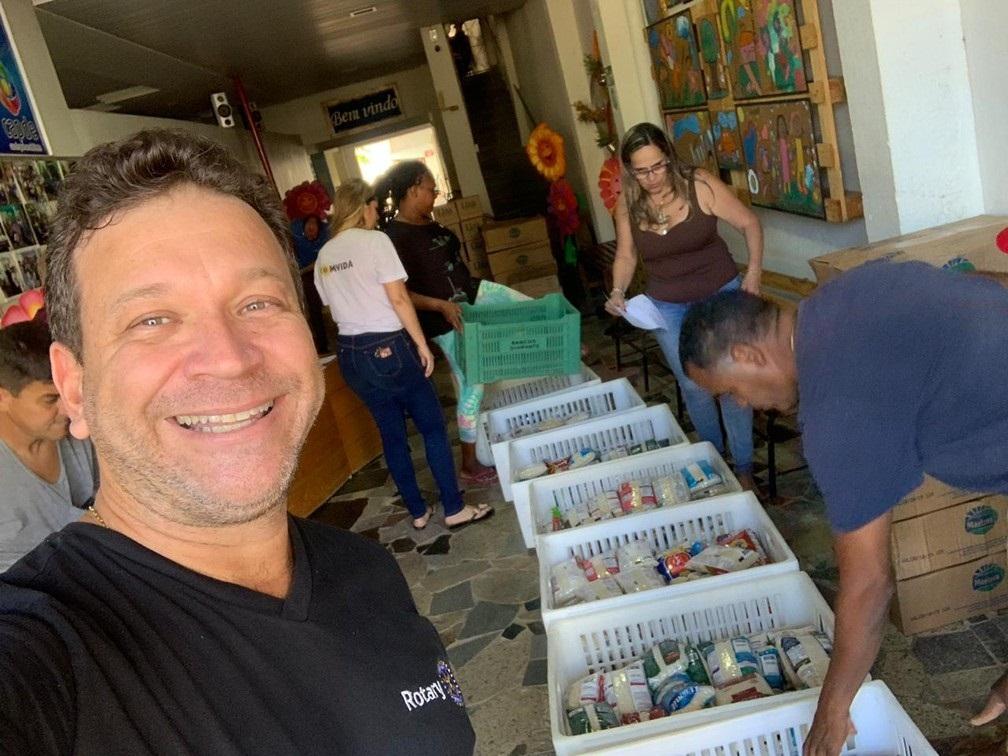 Rotary Club distribui 3 toneladas de alimentos a 29 instituições no Norte e Noroeste Fluminense
