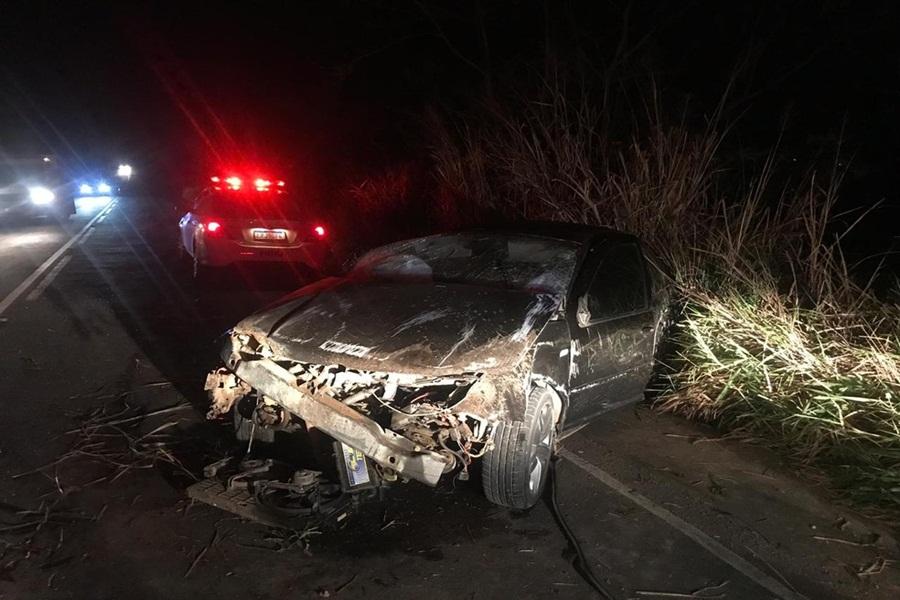 Acidente deixa quatro feridos na RJ-116, em Aperibé