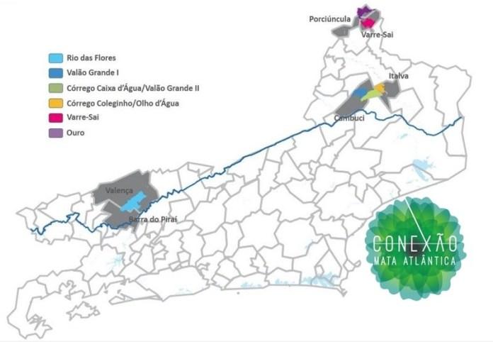 Conexão Mata Atlântica beneficiará novos produtores rurais em Italva, Cambuci, Varre-Sai e Porciúncula.