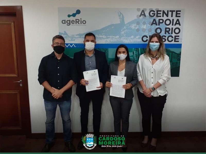 Prefeitura Municipal de Cardoso Moreira firma convênio com AgeRio