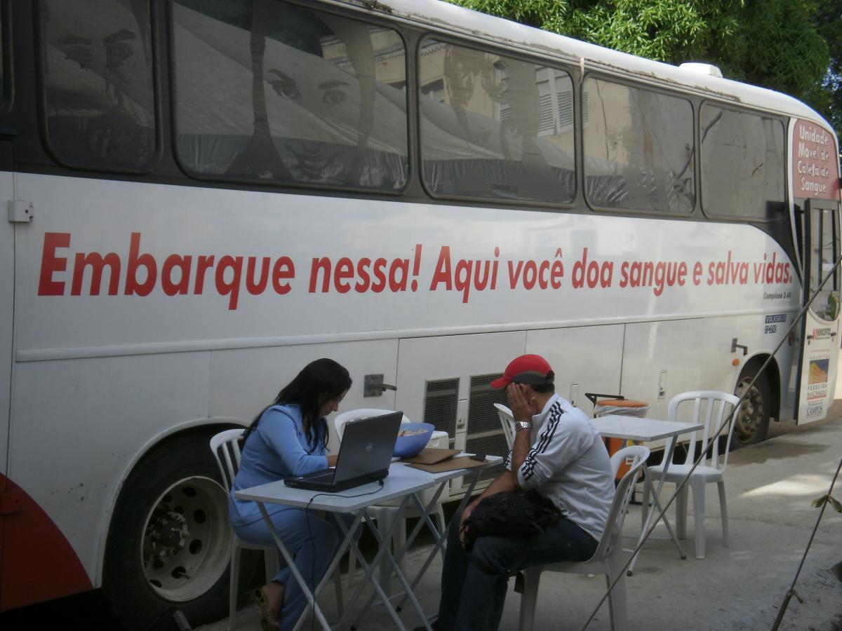 Ônibus do Hemocentro estará em Italva
