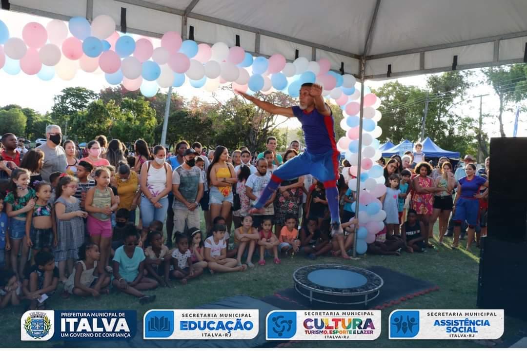 Prefeitura de Italva realiza festa em comemoração ao Dia das Crianças