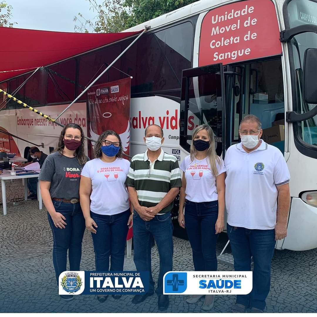 Italva recebe Hemocentro Móvel