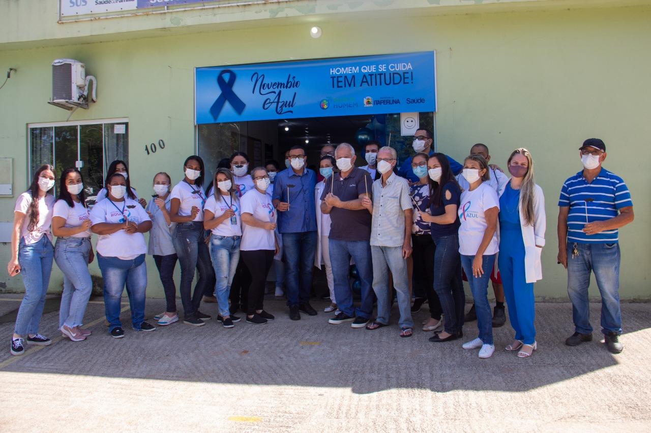 Prefeito de Itaperuna participa de evento alusivo ao Novembro Azul na UBS Guaritá