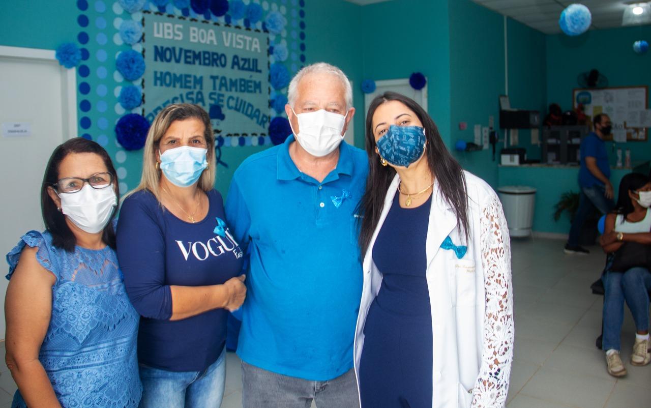 Prefeito de Itaperuna participa de evento relativo ao Novembro Azul na UBS Boa Vista