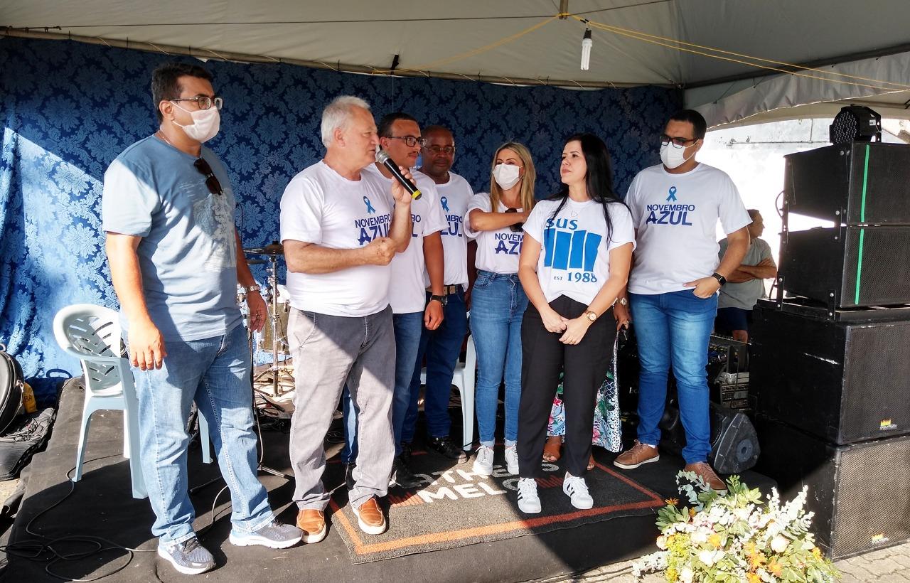 Prefeitura de Itaperuna encerra campanha Novembro Azul aos pés do Cristo Redentor