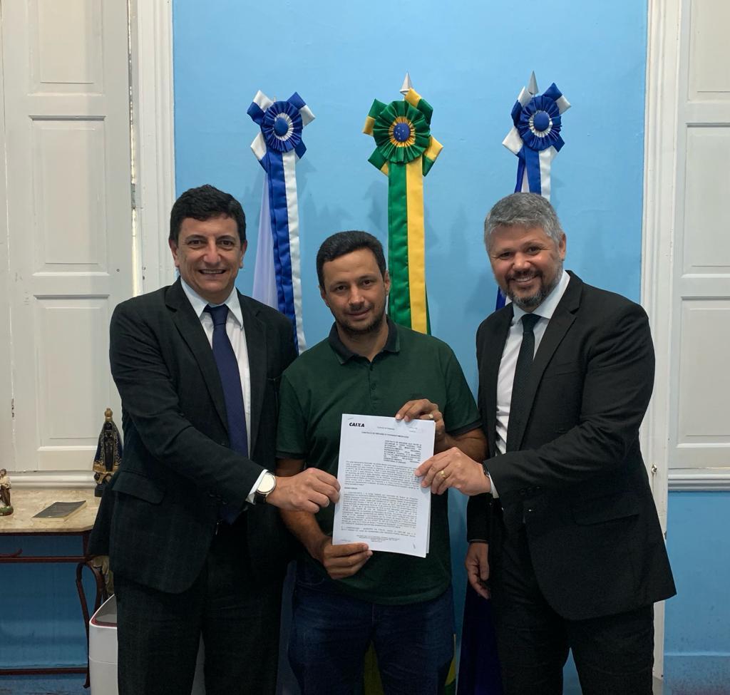 Parceria entre a Caixa Econômica e Prefeitura Municipal de Italva , vai urbanizar Centro da Cidade