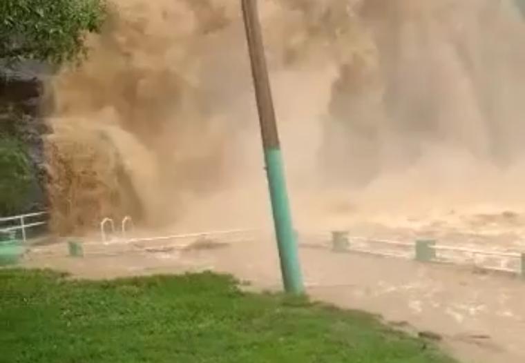 Cambuci:  Parque Aquático que seria reinaugurado, sofre com novas cheias