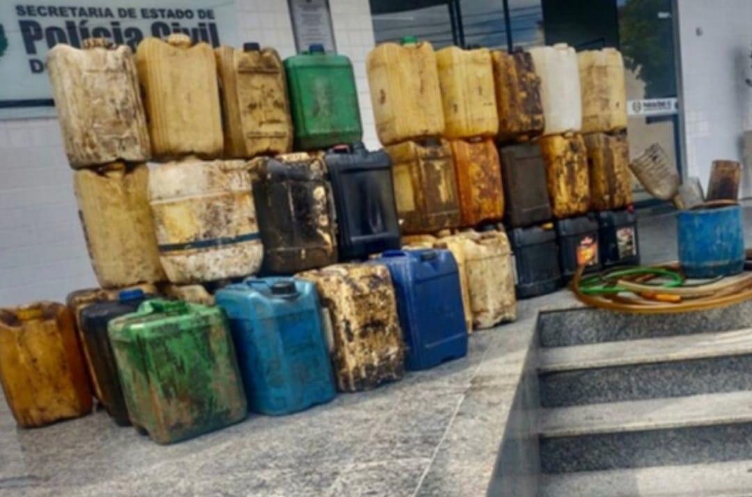 Campos: Polícia descobre depósito clandestino de venda de combustível
