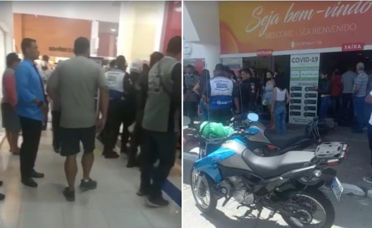 Assista o vídeo: Advogada é baleada dentro de shopping em Campos