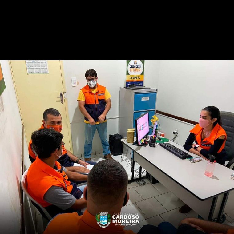 Autoridades de Cardoso Moreira se reúnem com Defesa Civil Estadual