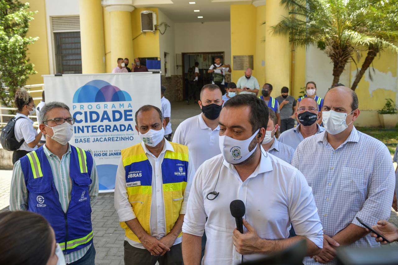 Governo do estado inicia reforma da Escola Compositor Luiz Carlos da Vila em Manguinhos