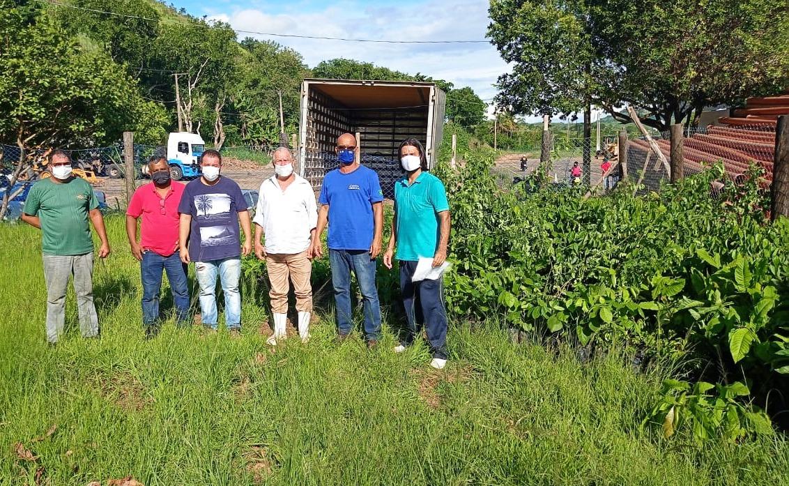 Secretaria do Ambiente de Itaperuna recebe doação de 3 mil mudas de vegetais
