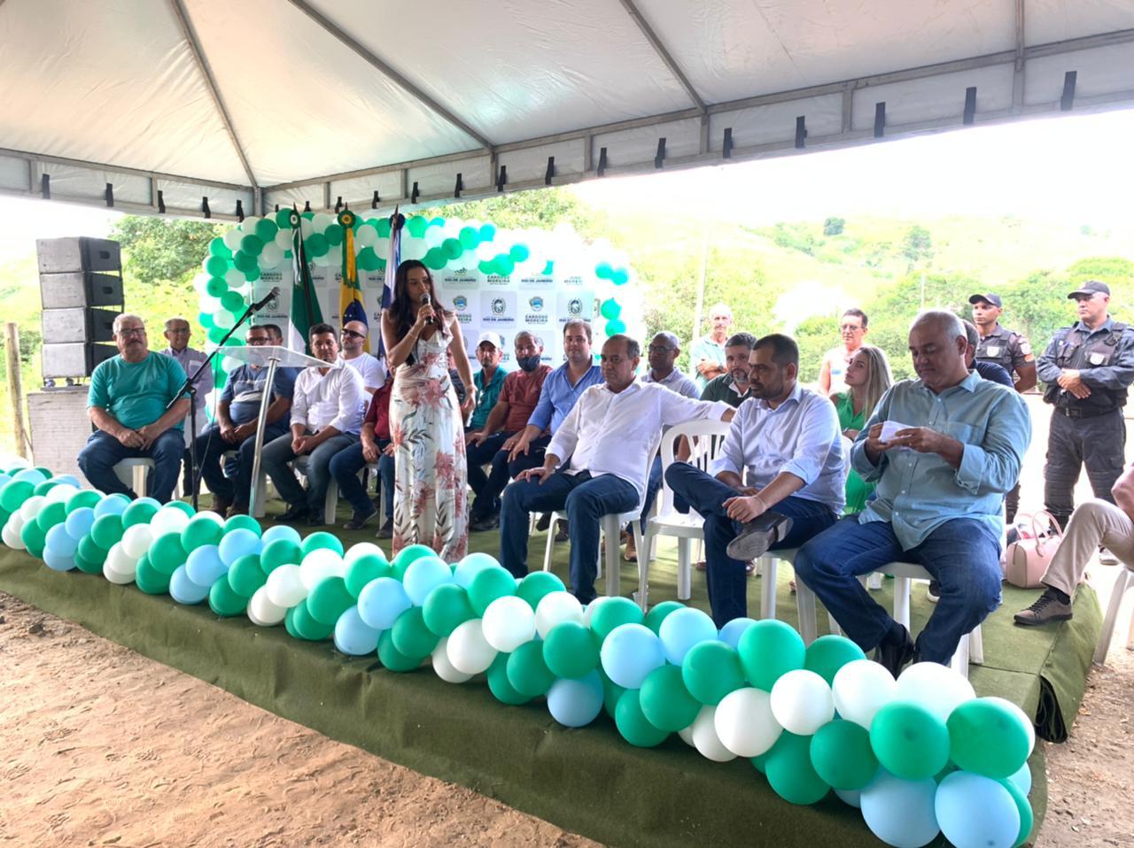 Cerimônia de Ordem de Início das Obras da Ponte de Ferro em Cardoso Moreira