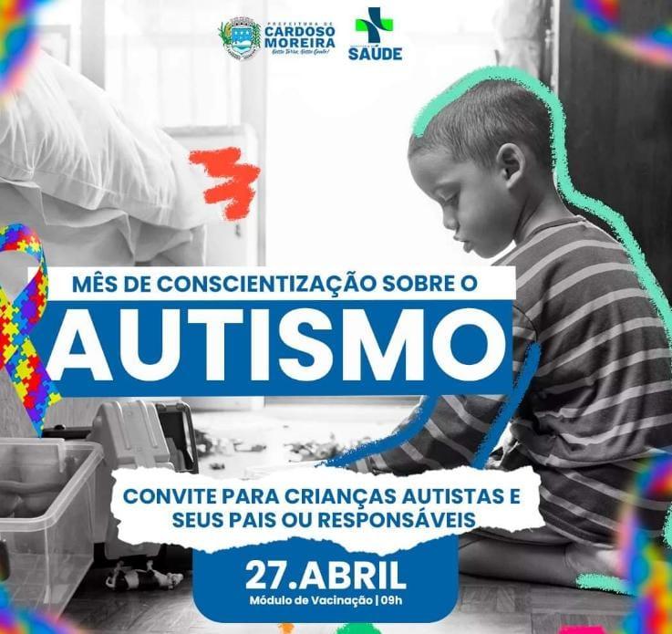 Prefeitura Municipal de Cardoso Moreira convida pais ou responsáveis para reunião sobre “Abril Azul”