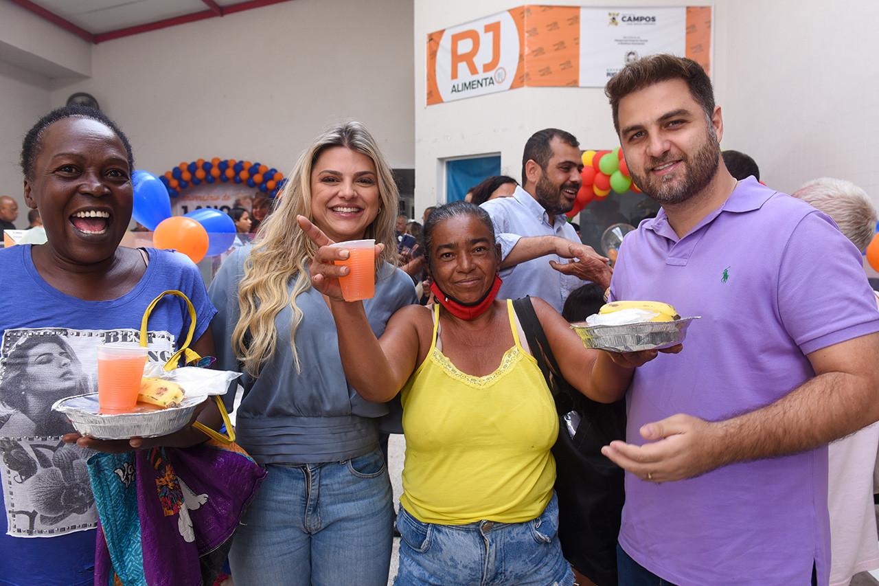 Campos: Restaurante do Povo completa um ano com almoço especial