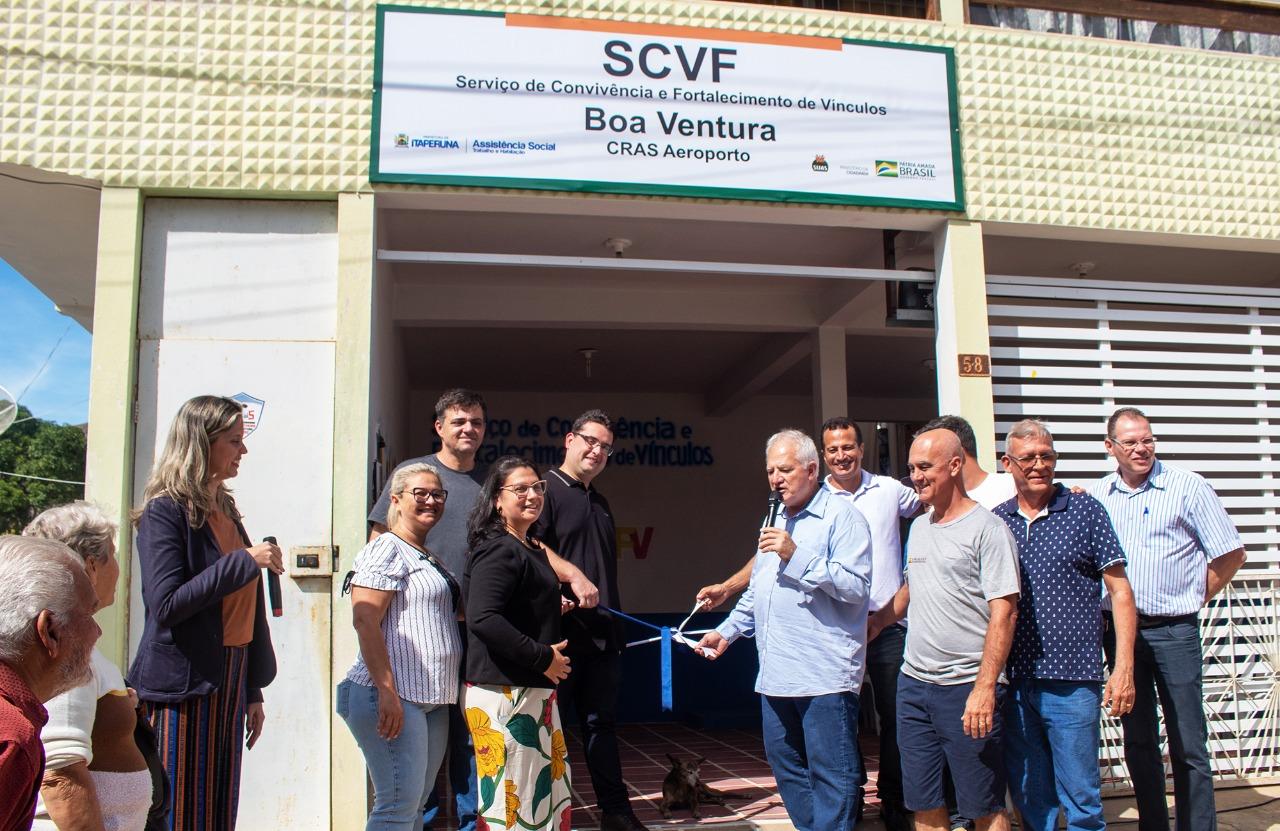 Prefeito de Itaperuna participa da inauguração do SCFV em Boa Ventura