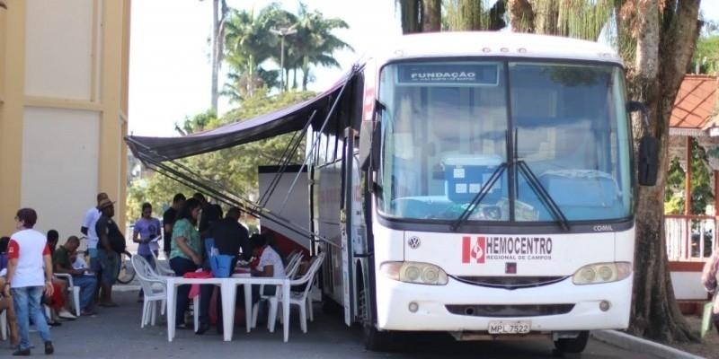 Quissamã recebe ônibus do Hemocentro nesta quinta-feira (02)