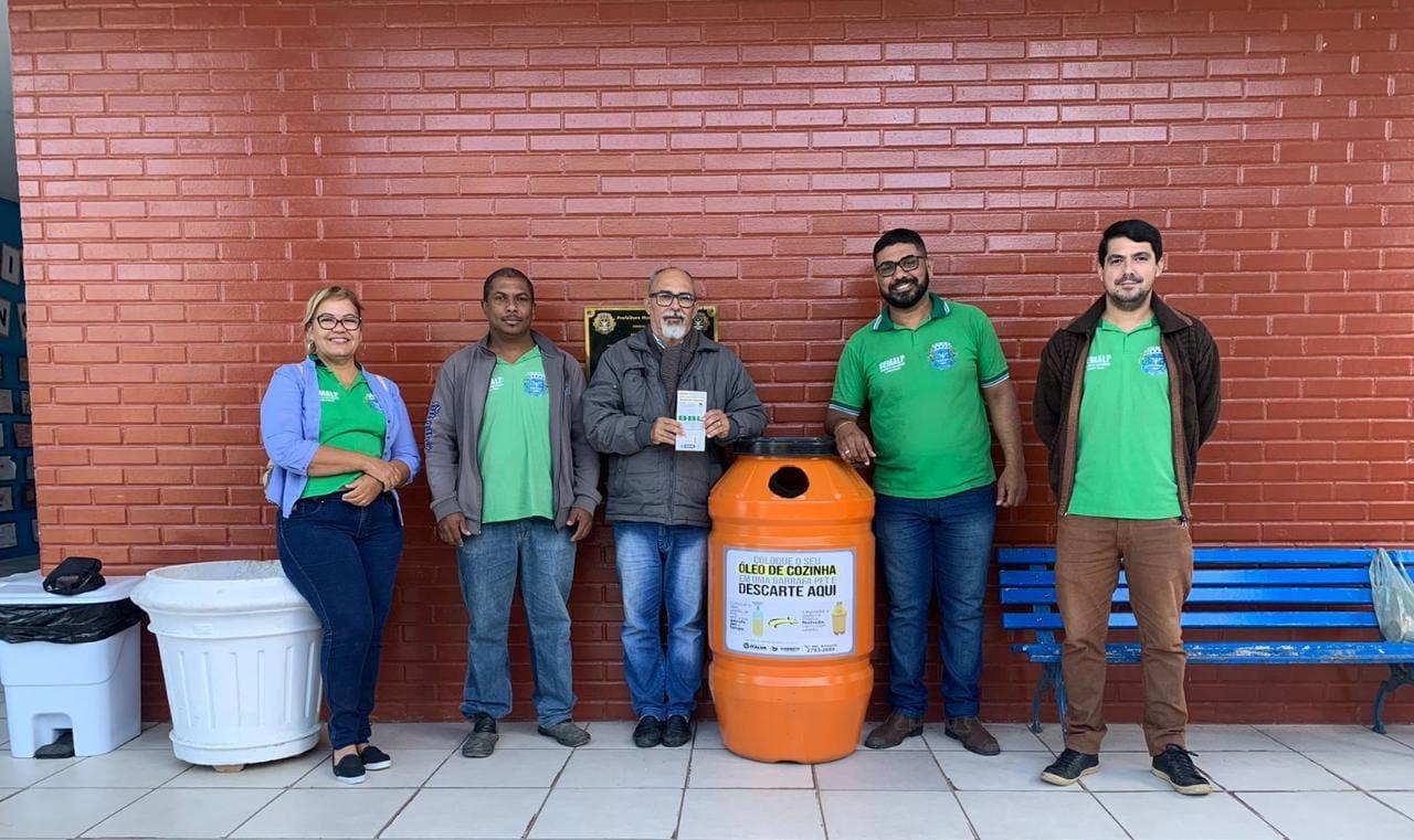 Secretaria de meio Ambiente de Italva começa campanha de marketing para descarte correto do óleo vegetal