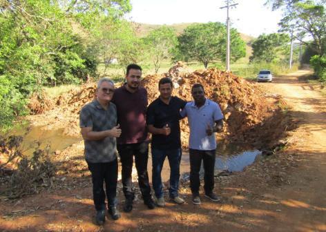 Prefeitura  de Italva inicia  obra da Ponte em Santa Helena