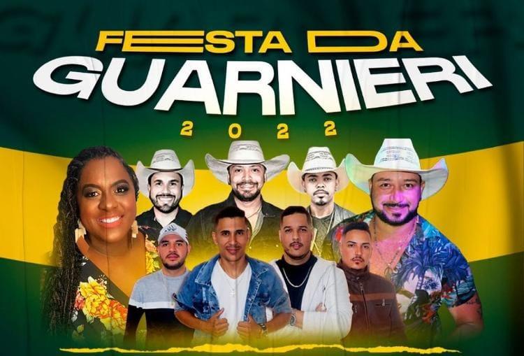 Italva - Divulgada a programação oficial da Festa da Guarnieri