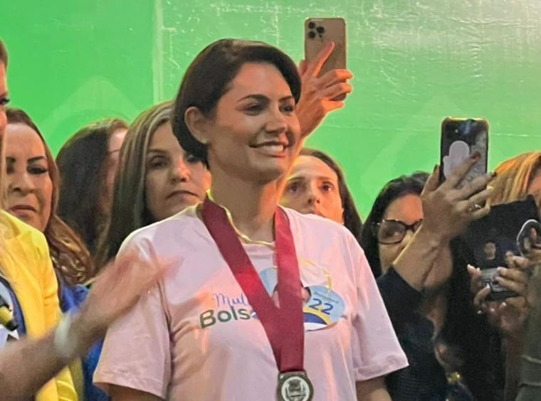 1ª DAMA DE ITALVA TEM ENCONTRO COM MICHELLE BOLSONARO NO RIO DE JANEIRO