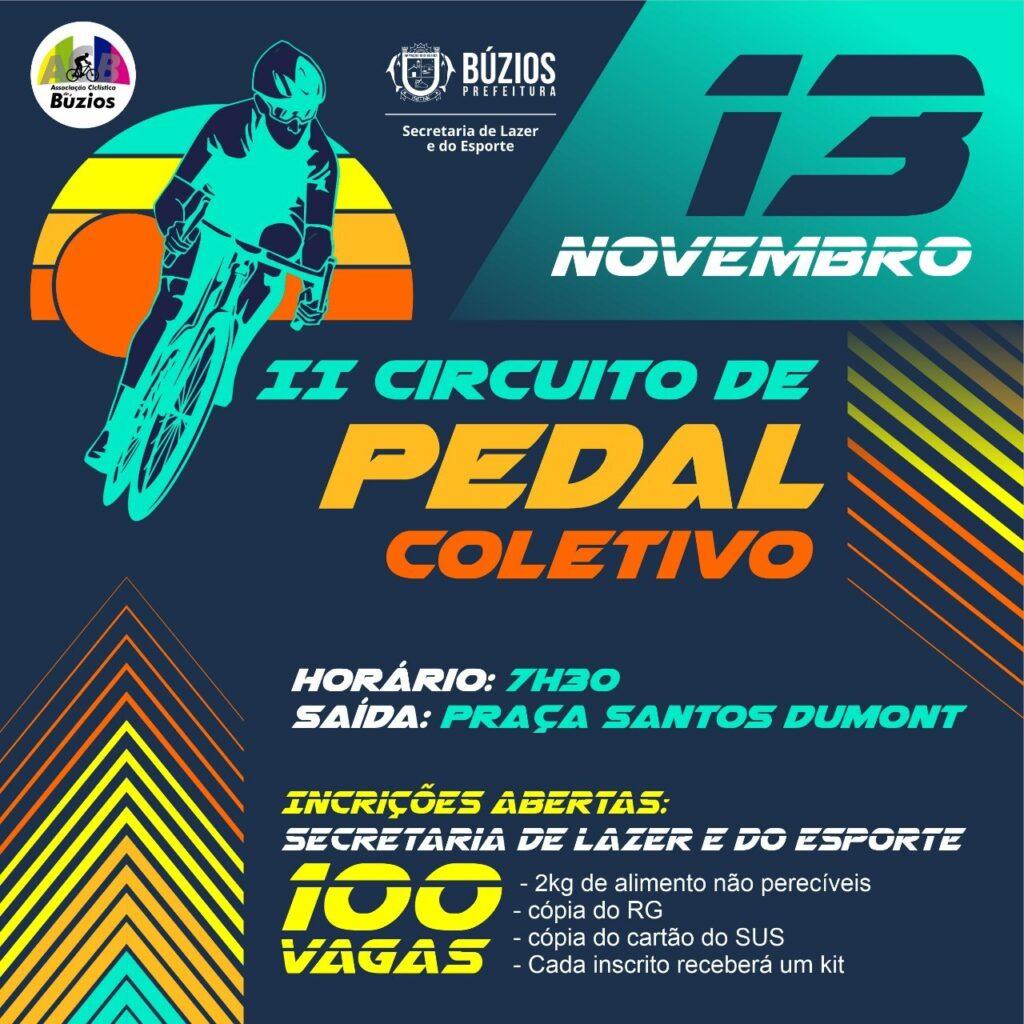 Segundo “Pedal Coletivo” abre inscrição em Búzios