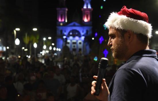 Prefeito prestigia a abertura oficial do Natal dos Sonhos