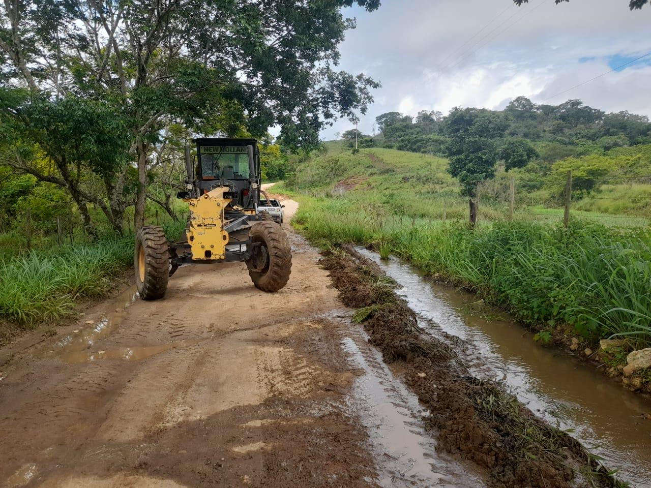Secretaria de Agricultura de Itaperuna atua em localidades atingidas pelas chuvas