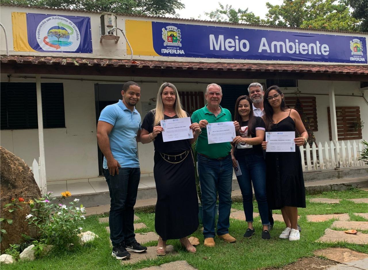 Secretário do Ambiente de Itaperuna entrega certificados do ‘Curso de Educação Ambiental’