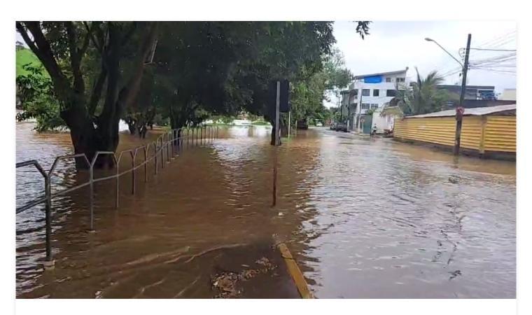 Itaperuna - Rio Muriaé volta a transbordar