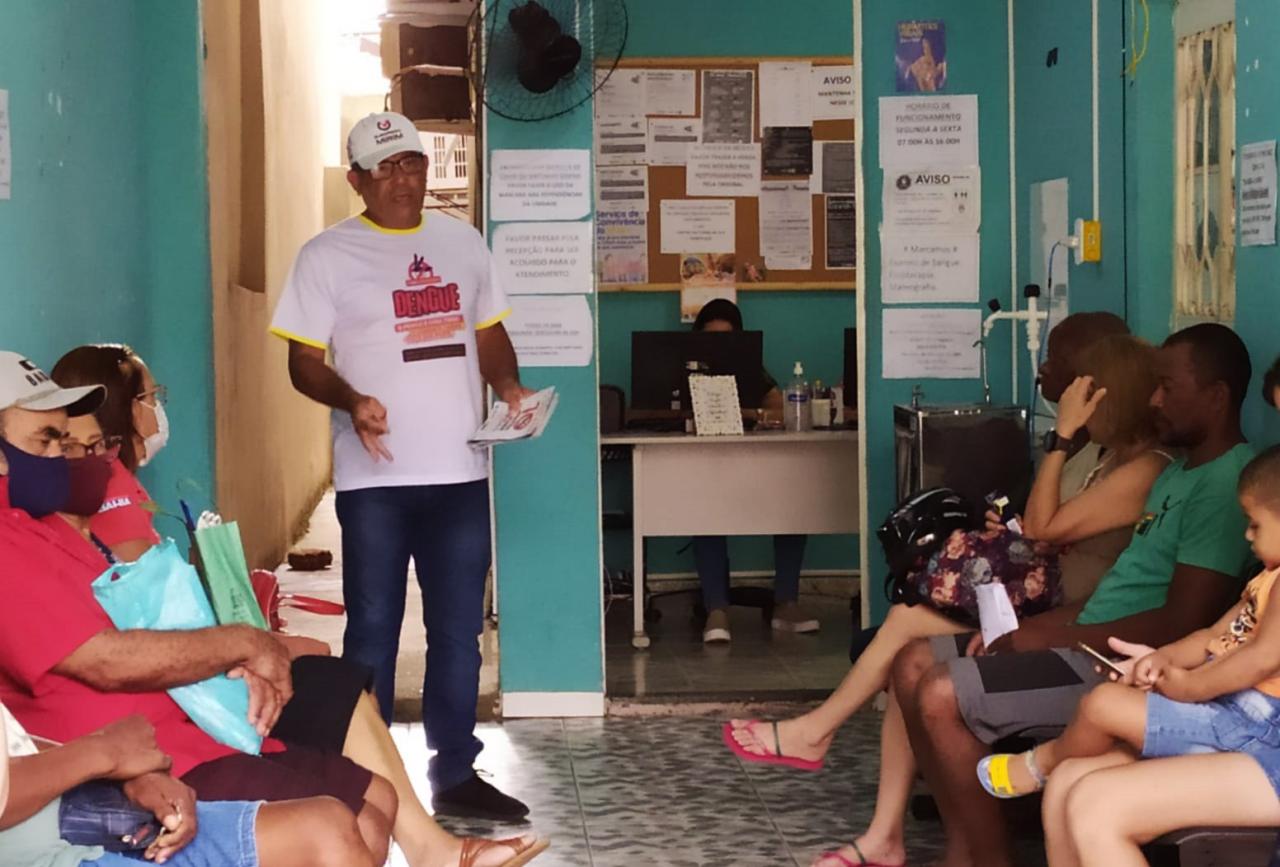 Equipe da CVAS realiza palestra em UBS no município de Itaperuna