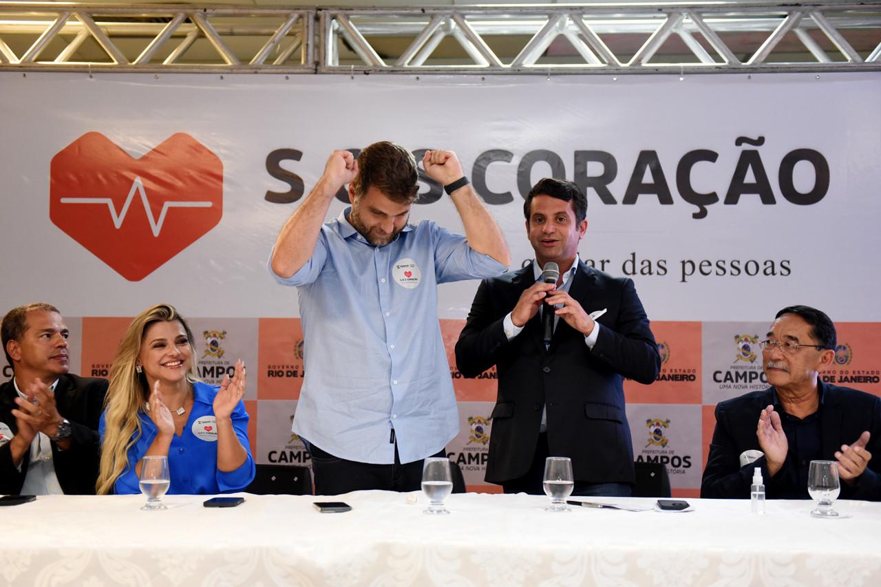 Prefeito Wladimir Garotinho lança SOS Coração e Campos terá Clínica de Hemodiálise