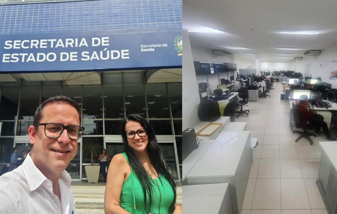 Secretário de Saúde de Itaperuna participa de reunião na sede da SES