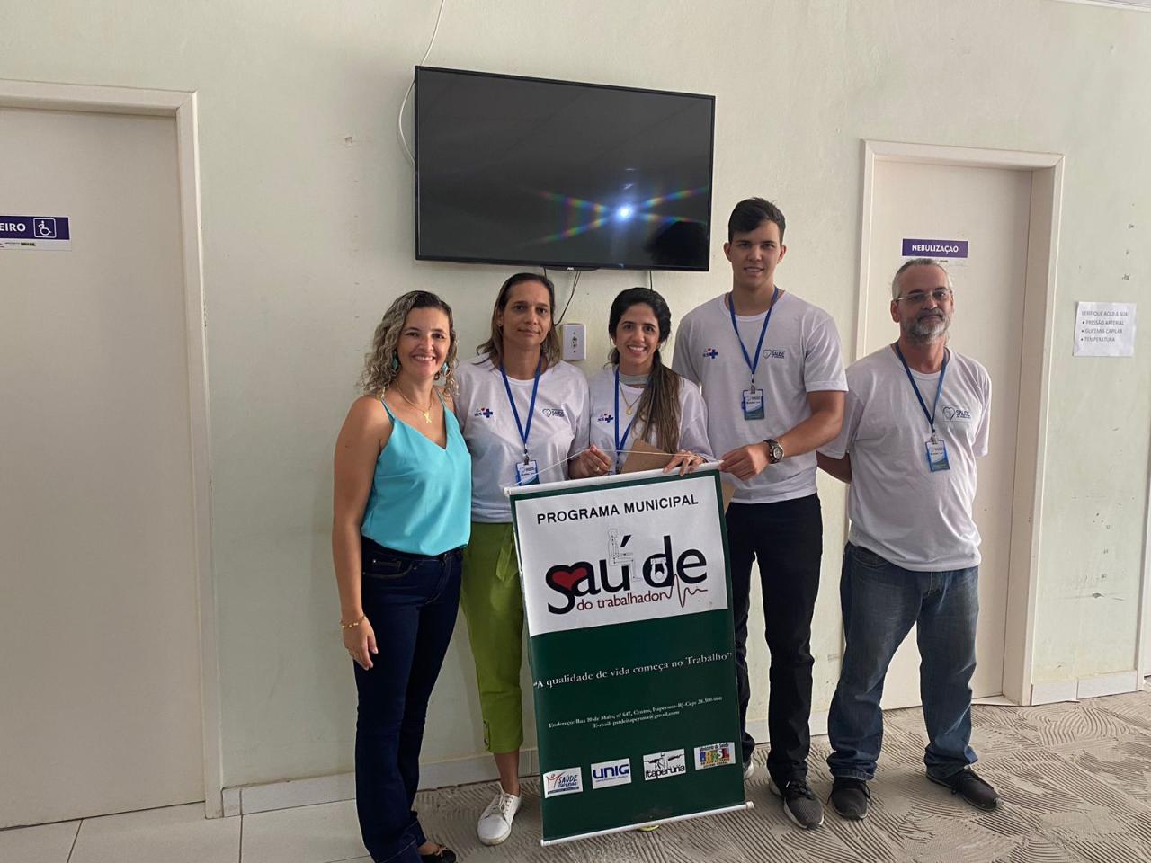 Itaperuna: equipe do Programa Saúde do Trabalhador realiza ação em UBS