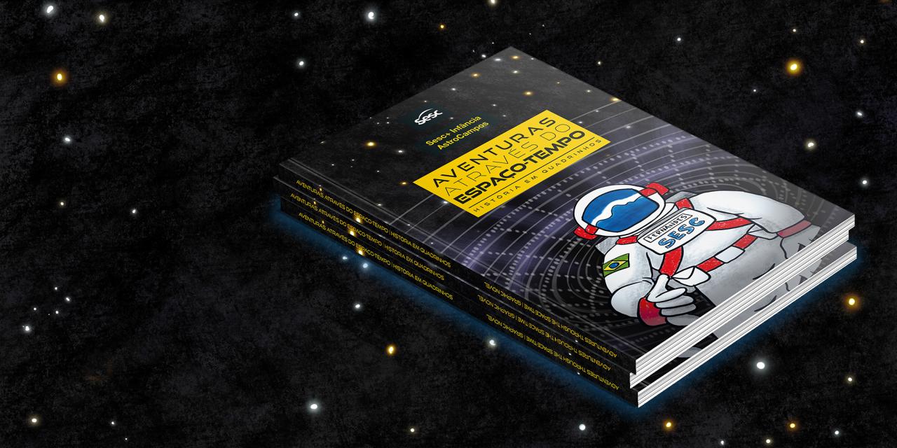 Teatro musical criado por estudantes do Sesc+ Infância, em Campos, vira história em quadrinho