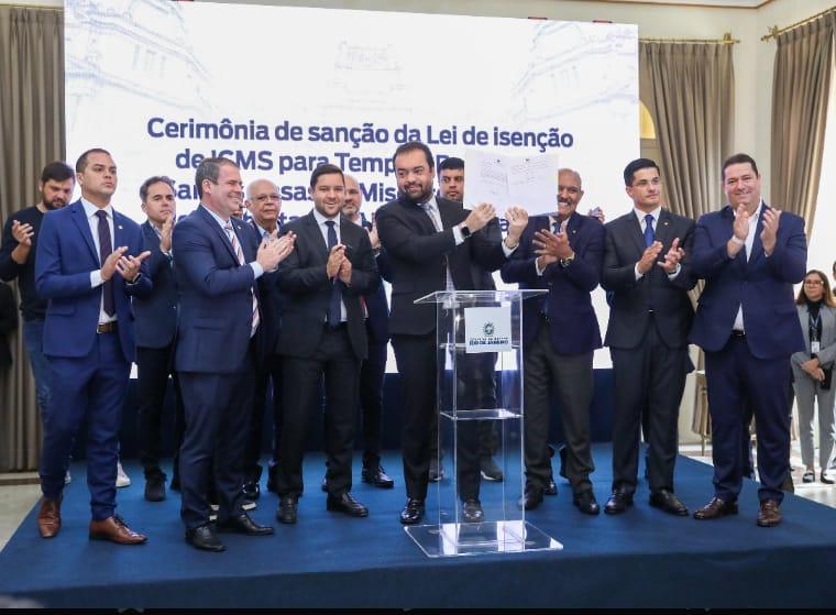 Cláudio Castro garante isenção de ICMS nas contas de luz e gás de templos religiosos e entidades beneficentes