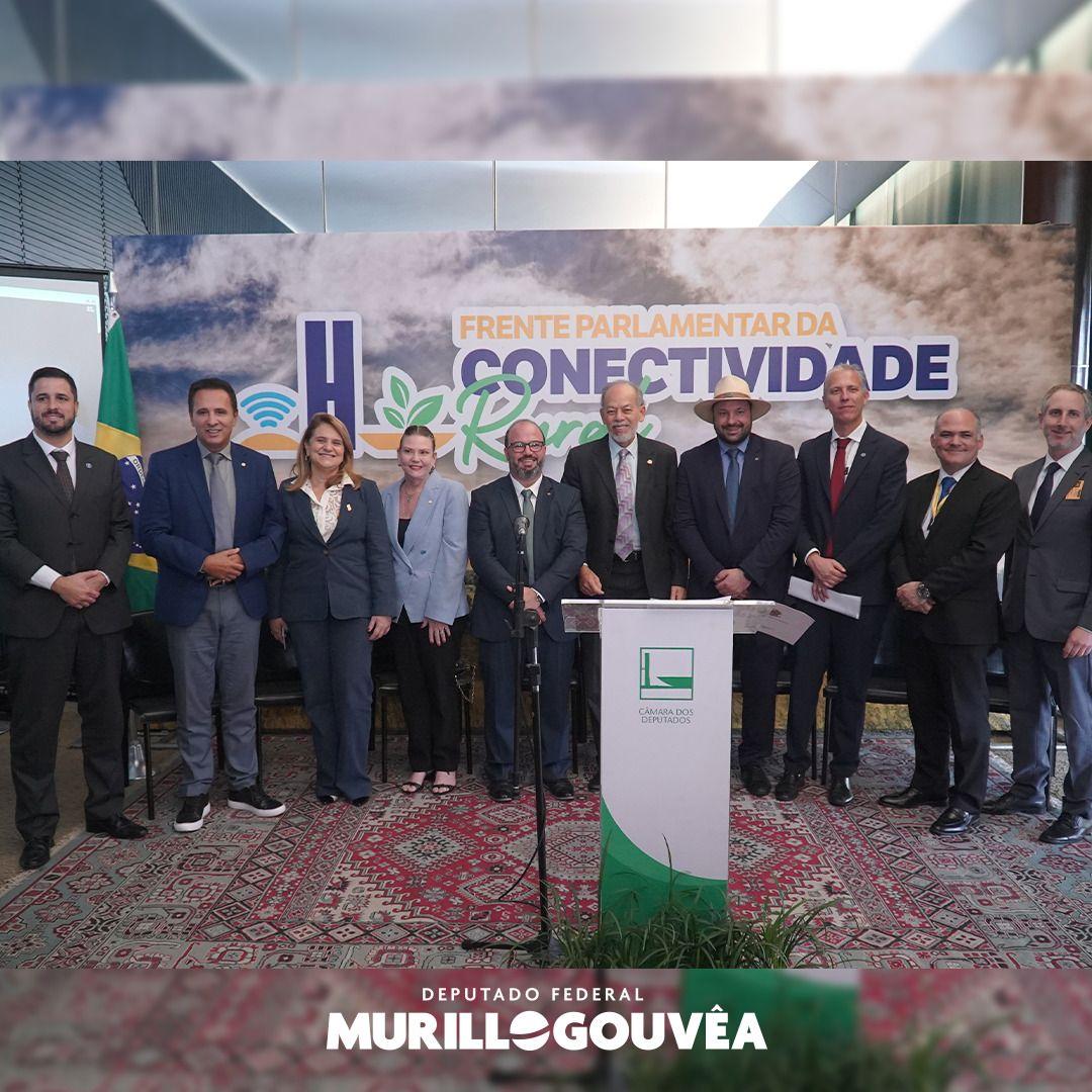 Deputado Federal Murillo Gouvea lança, em Brasília, a Frente Parlamentar da Conectividade Rural