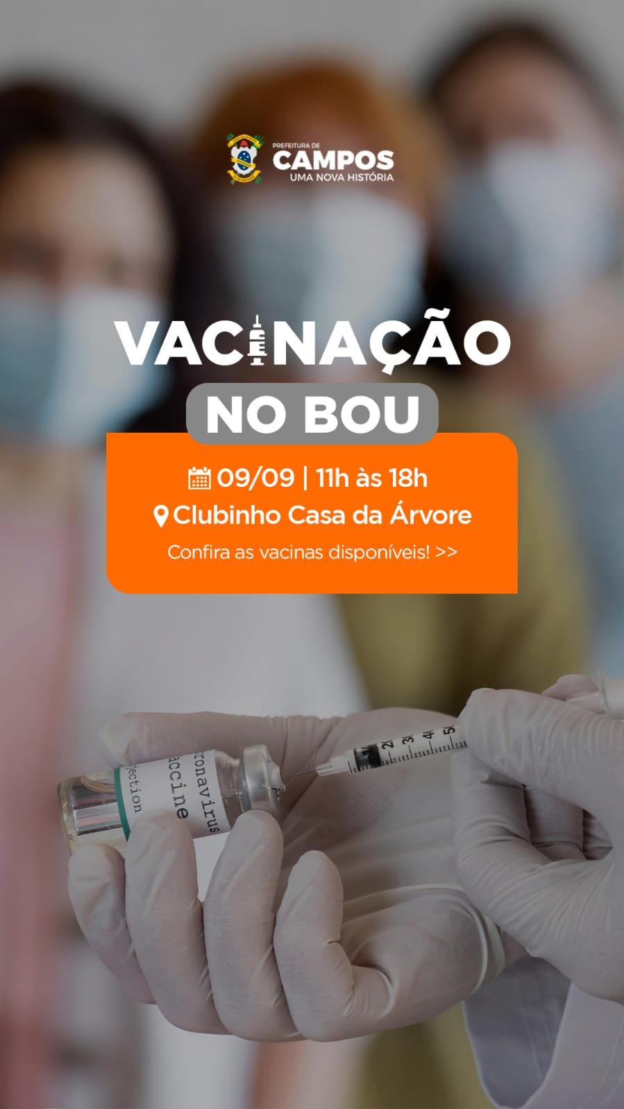 O Boulevard Shopping recebe campanha de vacinação neste sabado