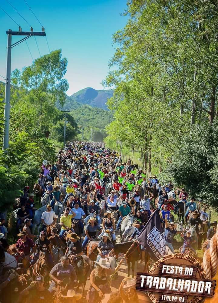 Festa do Trabalhador 2024 - Cavalgada foi realizada com grande sucesso em Italva