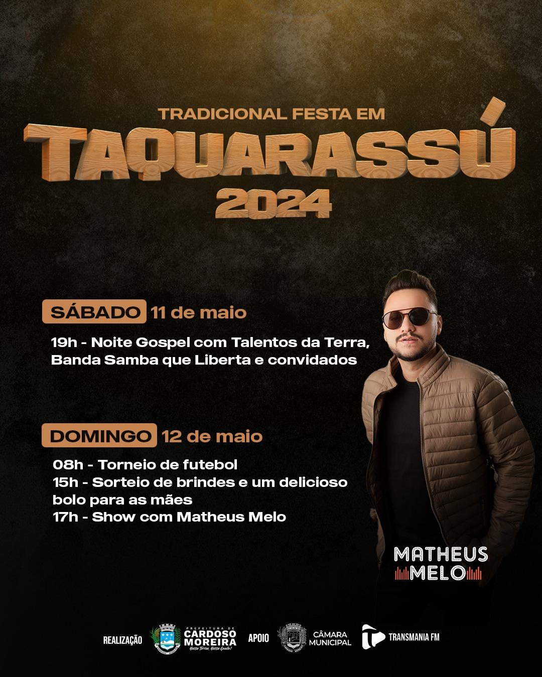Cardoso Moreira - Tradicional festa em Taquarassú