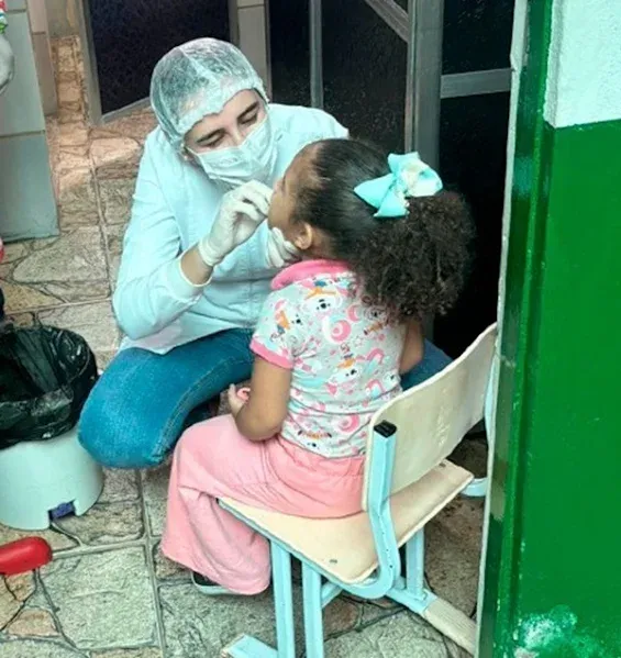 Cardoso Moreira - Programa Saúde na Escola realiza atendimento em Creche
