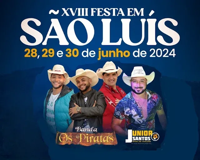 Cardoso Moreira - 18ª Festa de São Luís acontece neste final de semana