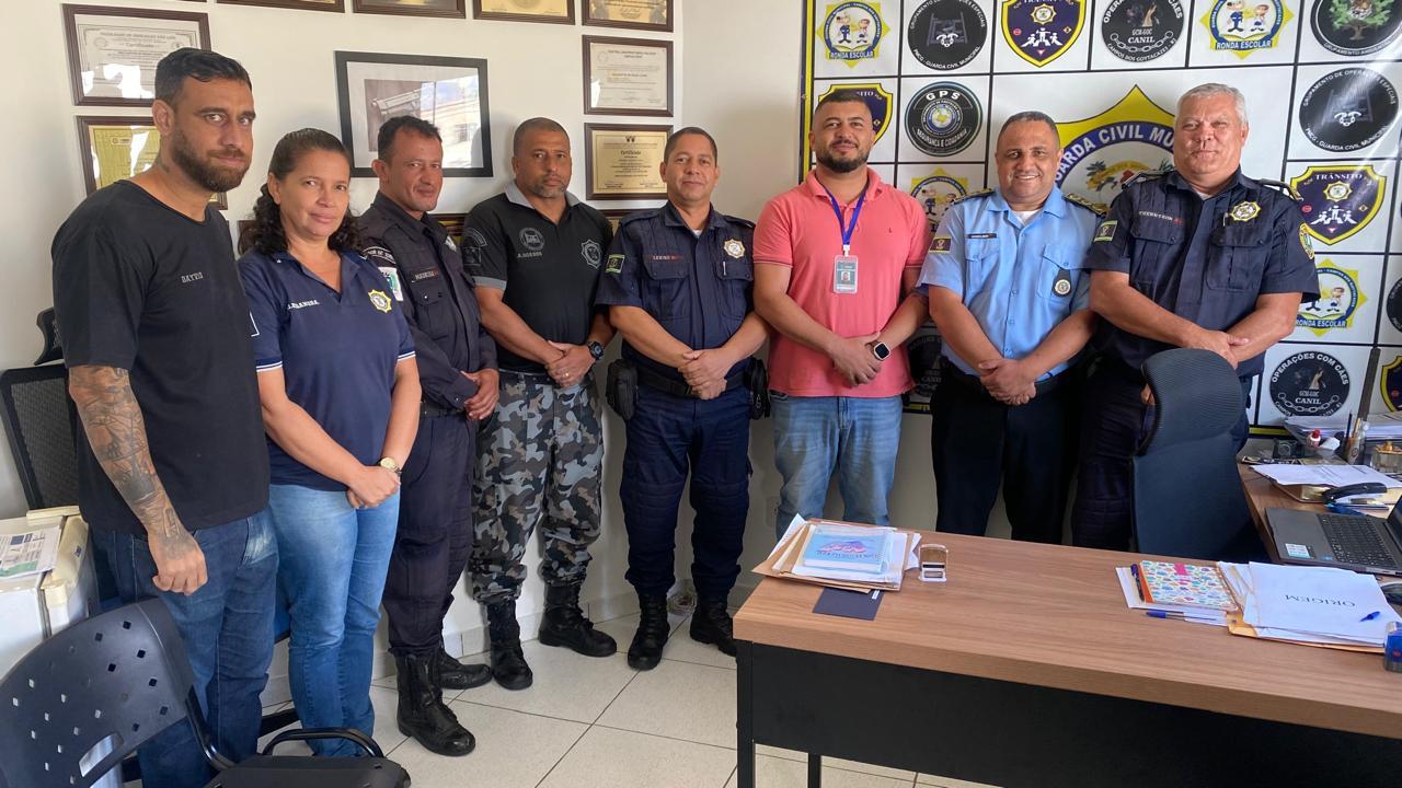 Cardoso Moreira - Secretário de Segurança Pública Rômulo Zaquieu visita base do comando da GCM de Campos dos Goytacazes