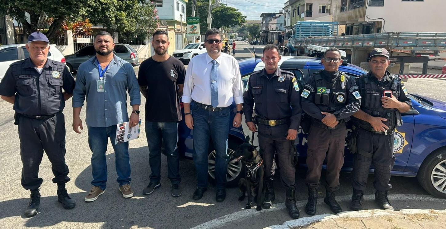 Cardoso Moreira - Guarda Civil Municipal  Apresenta Projeto do CANIL K9