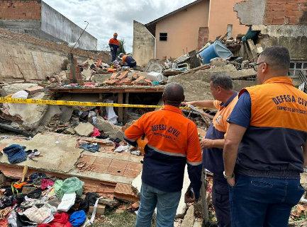Campos dos Goytacazes - Mãe e Filha morrem soterradas após casa desabar