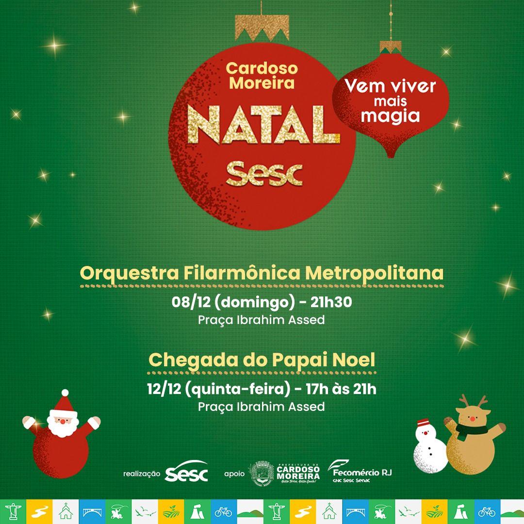 Cardoso Moreira celebra a magia do Natal com programação especial do Sesc