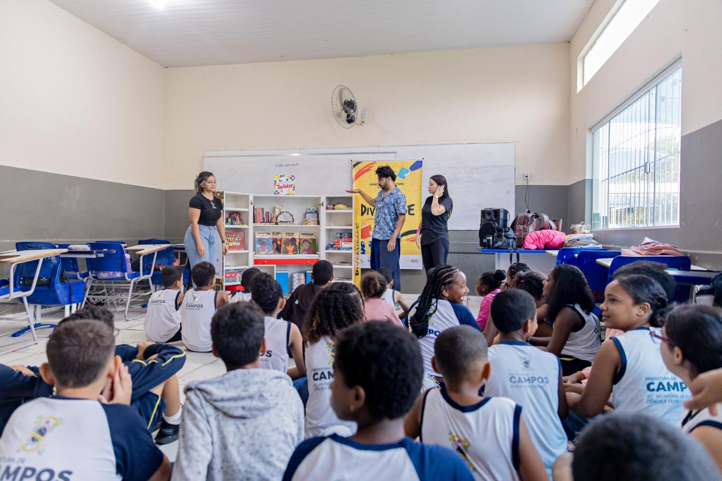Ações do projeto “Biblioteca da Diversidade” aconteceram em Campos dos Goytacazes entre os dias 18 a 28 de novembro com patrocínio da Ferroport