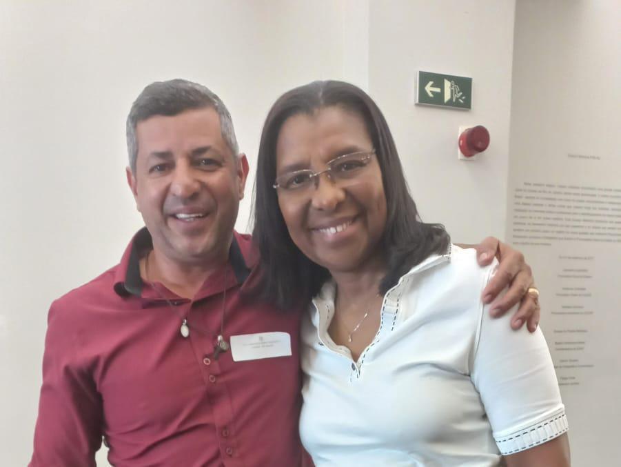 Secretário de Desenvolvimento Social e Direitos Humanos de Cardoso Moreira, Luiz Cláudio participa de encontro com a Secretária Estadual Rosângela Gomes no Rio