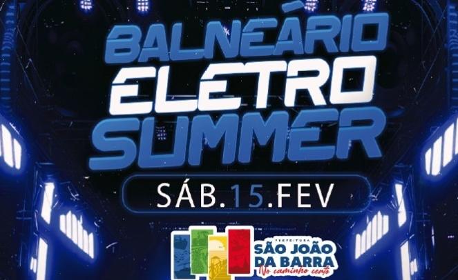 Balneário Eletro Summer agita o sábado em Atafona